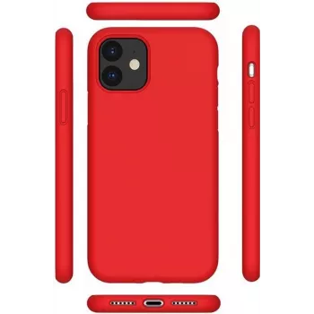 CYOO Premium Flüssigsilikon-Hülle für Apple iPhone 12 Pro 6,1 Zoll – Rot (CY121877)