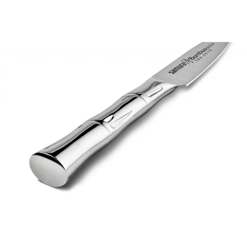 Samura Harakiri Schälmesser 80 mm AUS-8 Edelstahl Schwarz