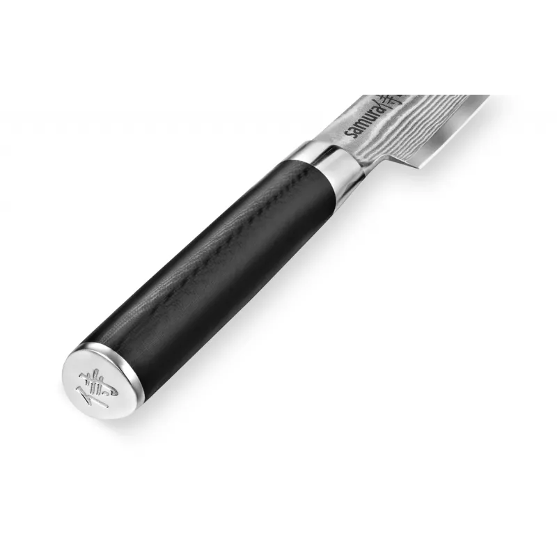 SAMURA Harakiri Allzweckmesser 150 mm AUS-8 Edelstahl Schwarzer Griff
