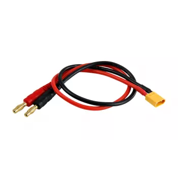 Amewi Ladekabel 4 mm Bananenstecker auf XT30 Stecker, 30 cm 28230