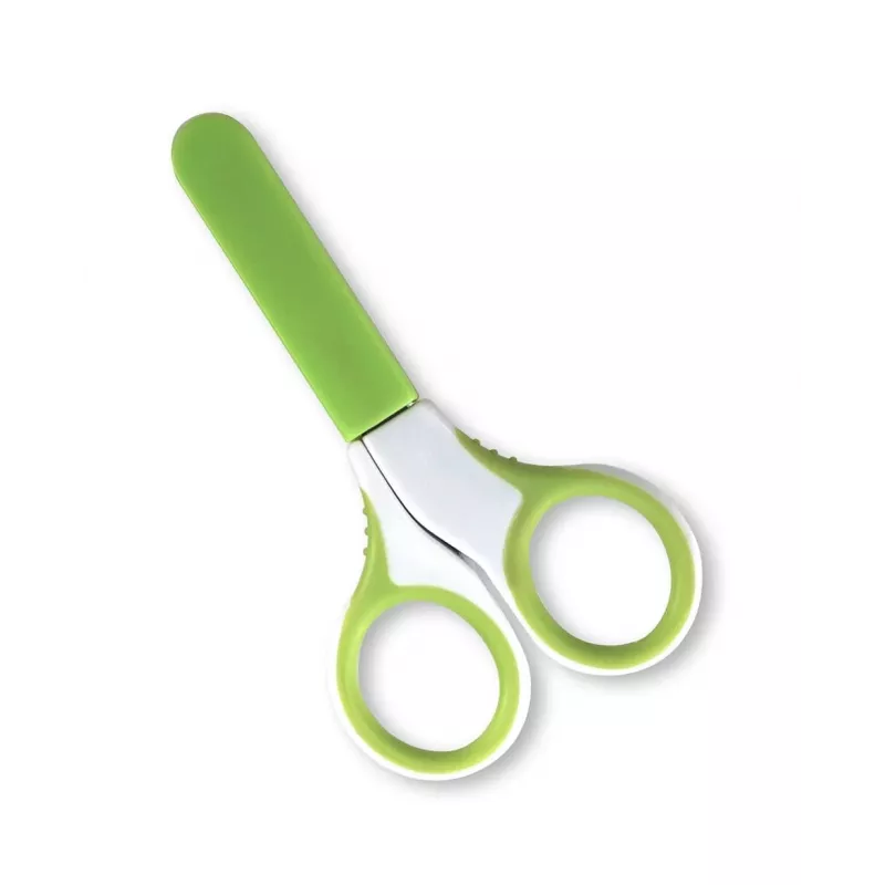 Kidsme Baby-Nagelschere mit abgerundeten Sicherheitsspitzen und Schutzdeckel