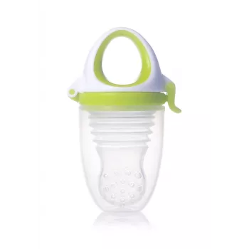 Kidsme Food Feeder Plus Babybrei-Feeder ab 6 Monaten, Limette