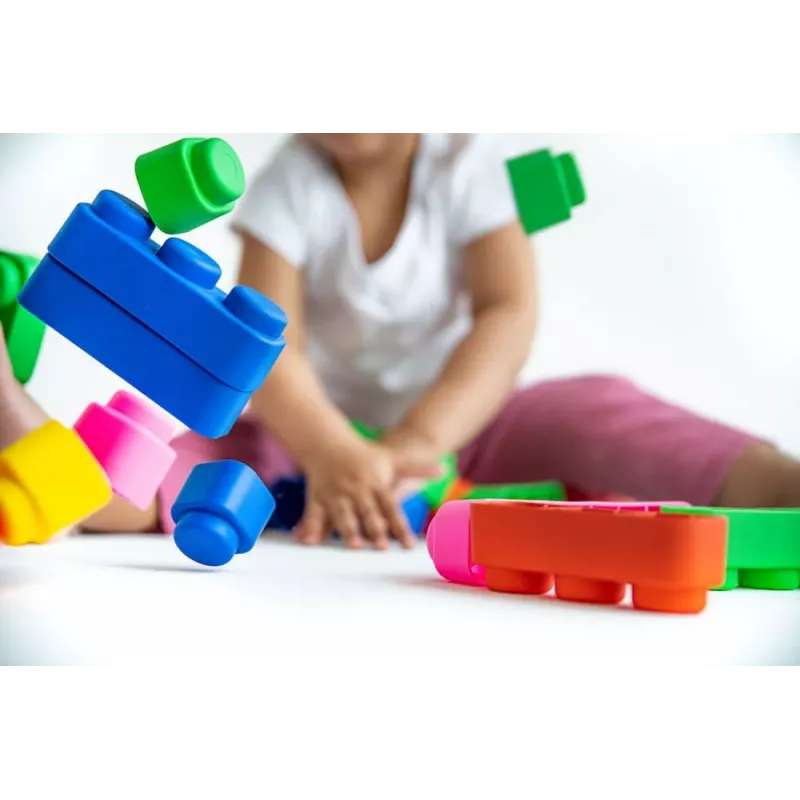 Gerardo's Toys GT3108 Weiches Bausteine-Set, 10 Teile, EVA-Schaum, Mehrfarbig