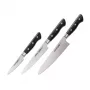 SAMURA PRO-S 3-teiliges Küchenmesserset mit AUS-8-Klingen und G-10-Griffen