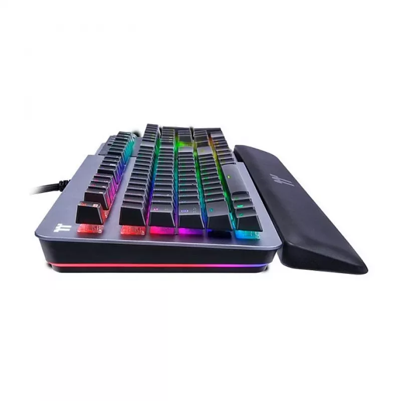 Thermaltake Argent K5 Mechanische Gaming-Tastatur - Cherry MX Speed Silver, RGB, Deutsches Layout