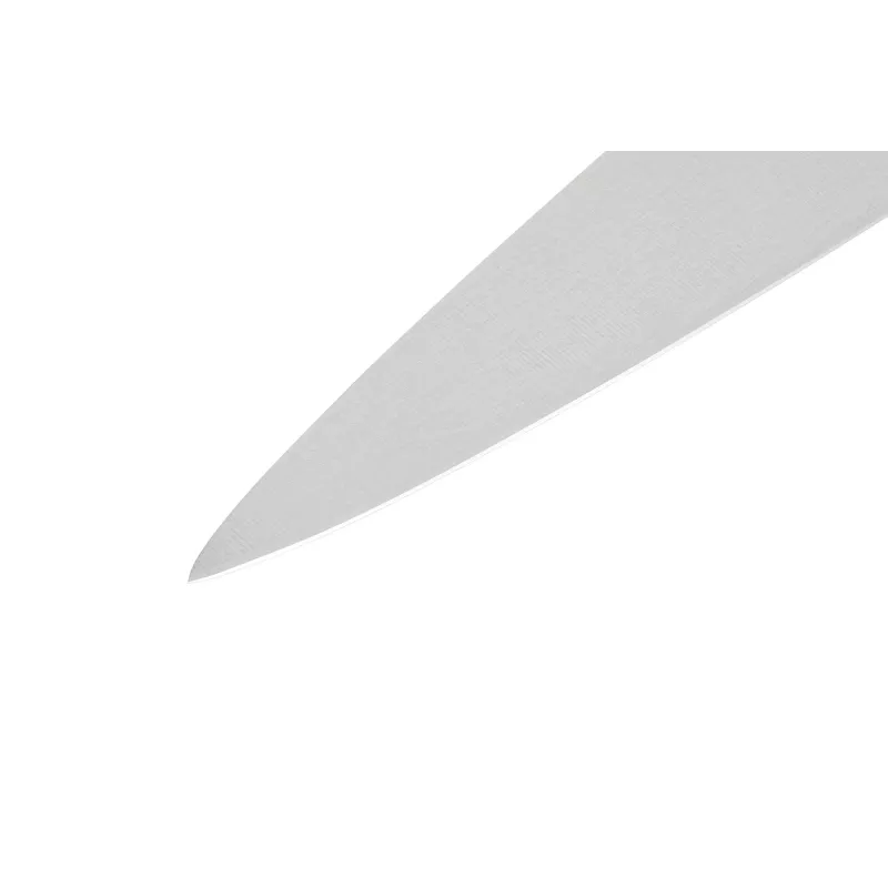 SAMURA Harakiri Allzweckmesser 192 mm AUS-8 Stahl Full Tang Schwarzer Griff