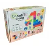Gerardo's Toys GT3100 Weiche Bausteine Set mit Rädern, 14 Teile (10 Bausteine + 4 Radteile)