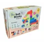 Gerardo's Toys GT3100 Weiche Bausteine Set mit Rädern, 14 Teile (10 Bausteine + 4 Radteile)
