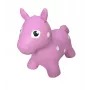 Gerardo's Toys Rosa Hüpfpferd – Springendes Spieltier für Kinder, Langlebiges PVC, 50 kg Belastbarkeit, 28 cm Sattelhöhe, CE- & EN71-zertifiziert