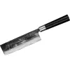 SAMURA SP5-0220 3-teiliges Küchenmesserset, AUS-8 Edelstahlklingen, schwarze ABS-Griffe, Schäl-, Allzweck- und Kochmesser