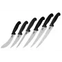 SAMURA SBU-0260 Butcher 6-teiliges Messerset mit Wetzstahl und Rolltasche