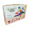 Gerardo's Toys Weiche Bausteine mit Rädern, 33 Teile (25 Bausteine + 8 Radteile)