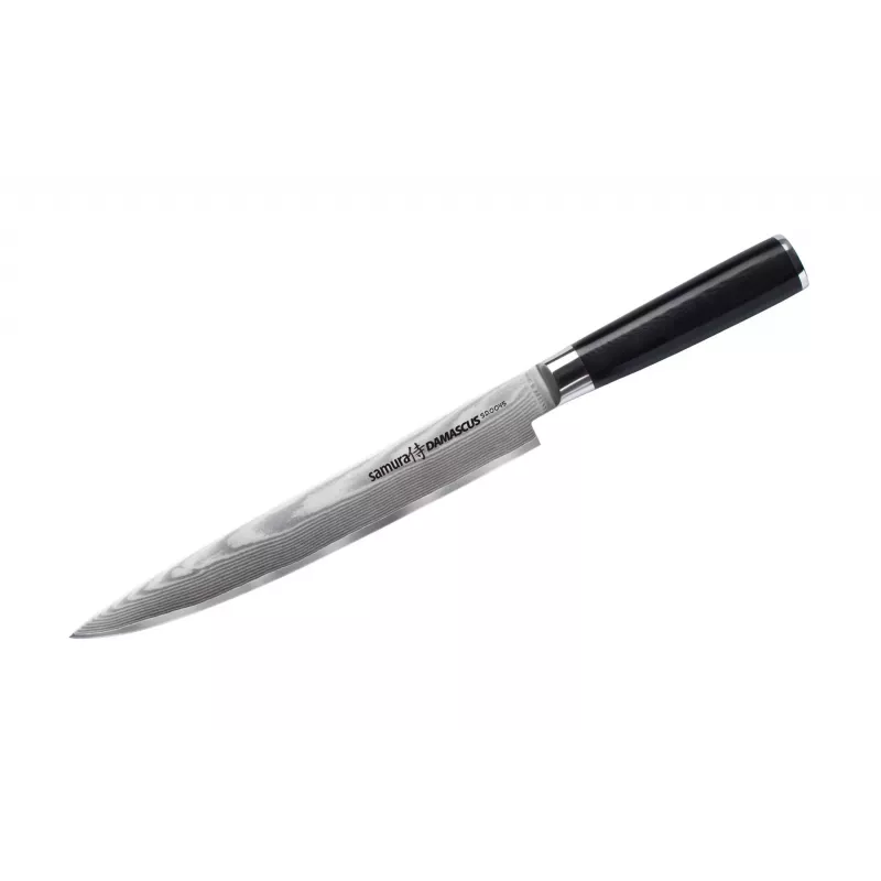 SAMURA Harakiri Filetiermesser 230 mm – AUS-8 Edelstahl, schwarzer ABS-Griff