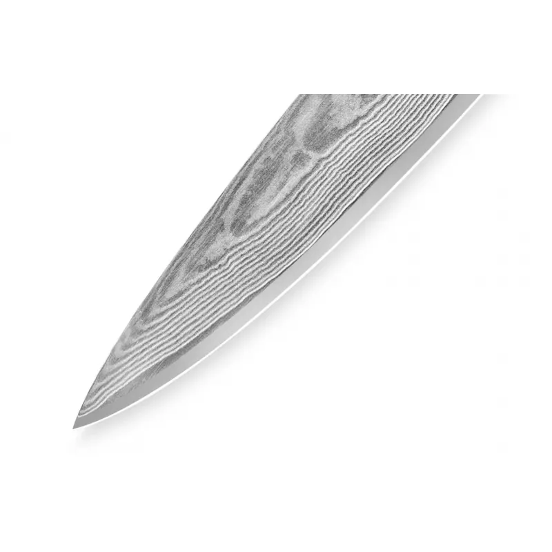 SAMURA Harakiri Filetiermesser 230 mm – AUS-8 Edelstahl, schwarzer ABS-Griff