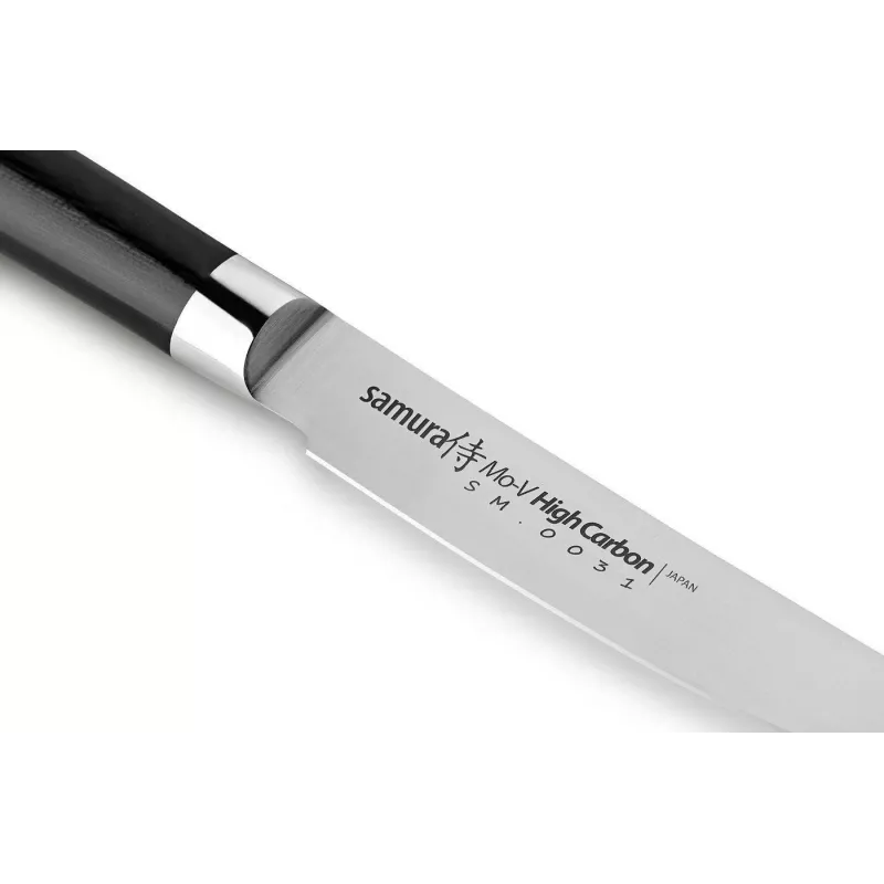 Samura Harakiri Steakmesser 120mm AUS-8 Edelstahl Schwarz