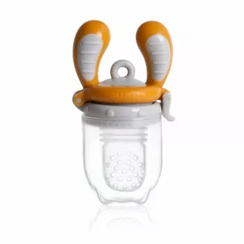 Kidsme Food Feeder Baby-Beikost-Spender für feste Nahrung (Medium), Bernstein, ab 4 Monaten
