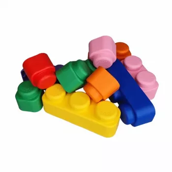 Gerardo's Toys GT3104 Weiche Bausteine Set, 21 Teile, EVA-Schaum, Mehrfarbig, für Kinder ab 6 Monaten
