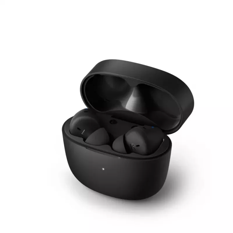 PHILIPS TAT2206BK/00 True Wireless In-Ear-Kopfhörer mit Ladeetui, Schwarz
