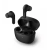 PHILIPS TAT2206BK/00 True Wireless In-Ear-Kopfhörer mit Ladeetui, Schwarz