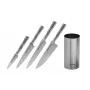 SAMURA Bamboo 4-teiliges Messerset mit Bambus-Ständer, AUS-8-Stahl