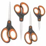 Rapesco Soft Grip Scheren-Set, 4 Teile, Edelstahlklingen, verschiedene Größen 1577