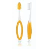 Kidsme 3-Stufen Baby-Zahnbürsten-Set mit Sicherheitsschild, Aqua