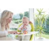 Kidsme Stage Beißring-Kette, 3M+, lebensmittelechtes Silikon, BPA-frei, 3er-Set Glieder, verschiedene Farben