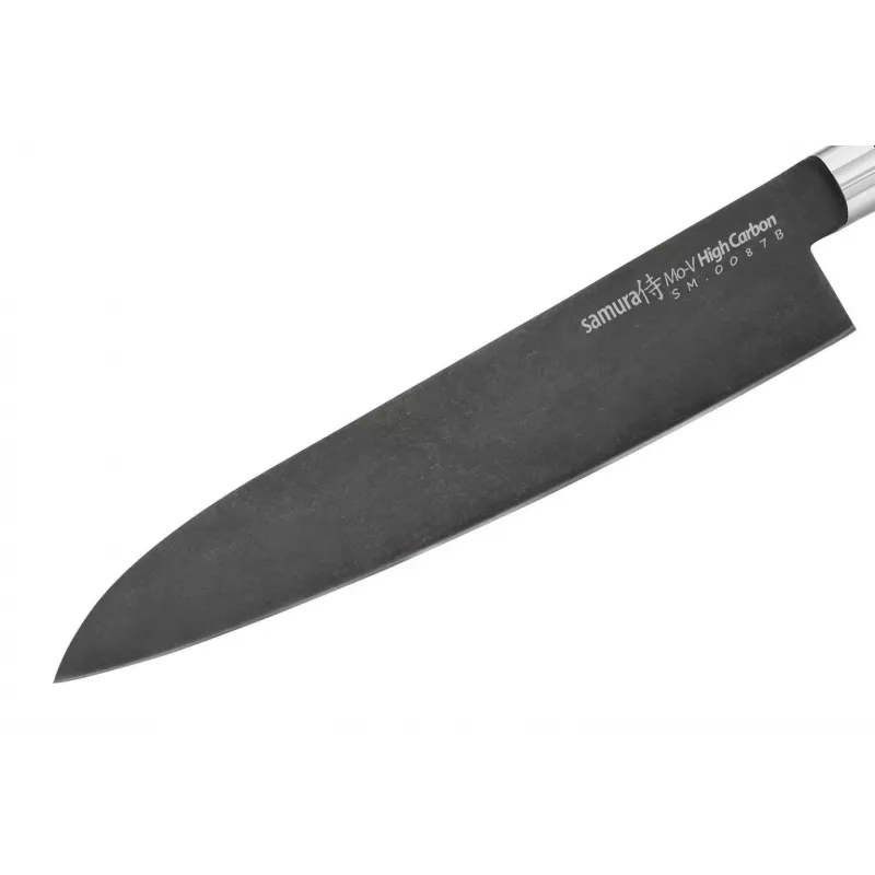 SAMURA Harakiri Kochmesser 240 mm Stonewash AUS-8 Edelstahl
