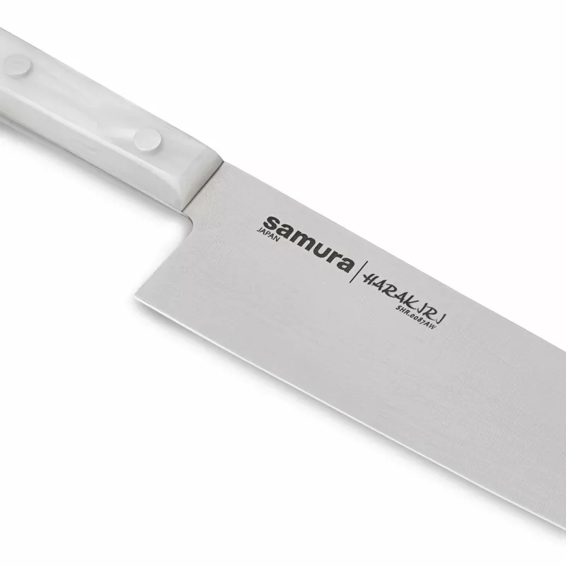 SAMURA Harakiri Kochmesser 240 mm Acrylgriff Schwarz