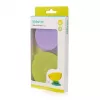 KIDSME Stay-in-Place Saugmatte für Schüsseln, Flaschen und Becher, 2er-Pack, Limette & Lavendel