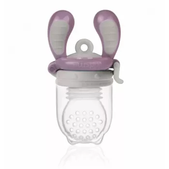 Kidsme Food Feeder Large Feststoff-Futtergerät Plum 6+ Monate