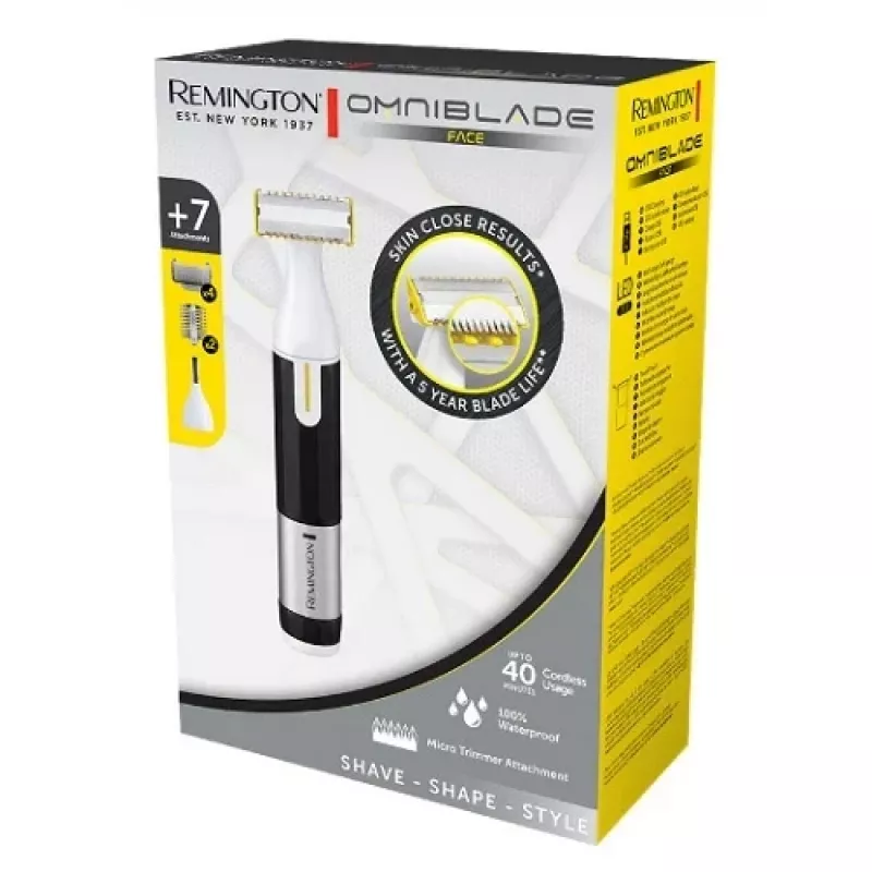 Remington Omniblade kabelloser Rasierer, Silber/Schwarz