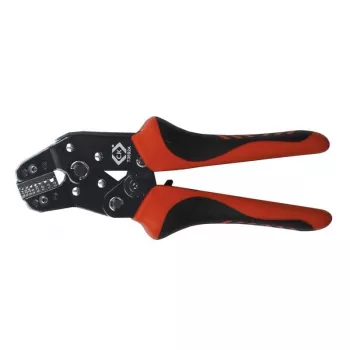 C.K Tools T3692A Ratschen-Crimpzange für Aderendhülsen 0,14-2,5 mm² (AWG 26-14)