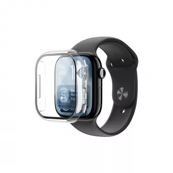 AMAZINGTHING Radix Displayschutzfolie mit Hülle für Apple Watch Series 11 42 mm – Transparent