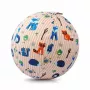 BUBA BLOON Bubabloon Latexballon mit Stoffhülle, Animal Stripes Pink
