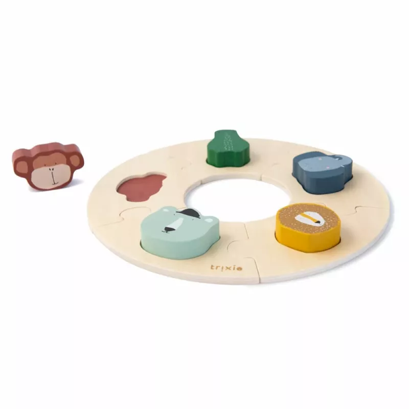 Trixie Mr. Fox Holzpuzzle für Kleinkinder ab 12 Monaten