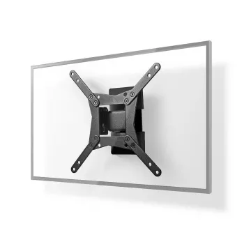 Nedis Vollbewegliche TV-Wandhalterung für 32-65 Zoll Bildschirme, 35 kg, VESA bis 400x400, Schwarz