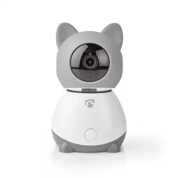 Nedis WIFICI30CGY Innenbereich kabellose IP-Überwachungskamera – 720p HD, Nachtsicht, Zwei-Wege-Audio