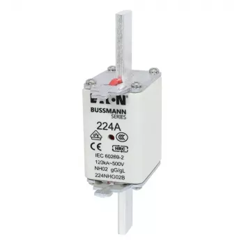 Eaton 100NHG02B NH-Sicherung D02 100 A 500 V gG mit mechanischer Anzeige, 3er-Pack