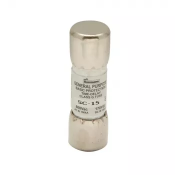 Eaton BK/SC-15 Bussmann SC Sicherung Klasse G 15 A 600 V AC 170 V DC flinke Patronensicherung