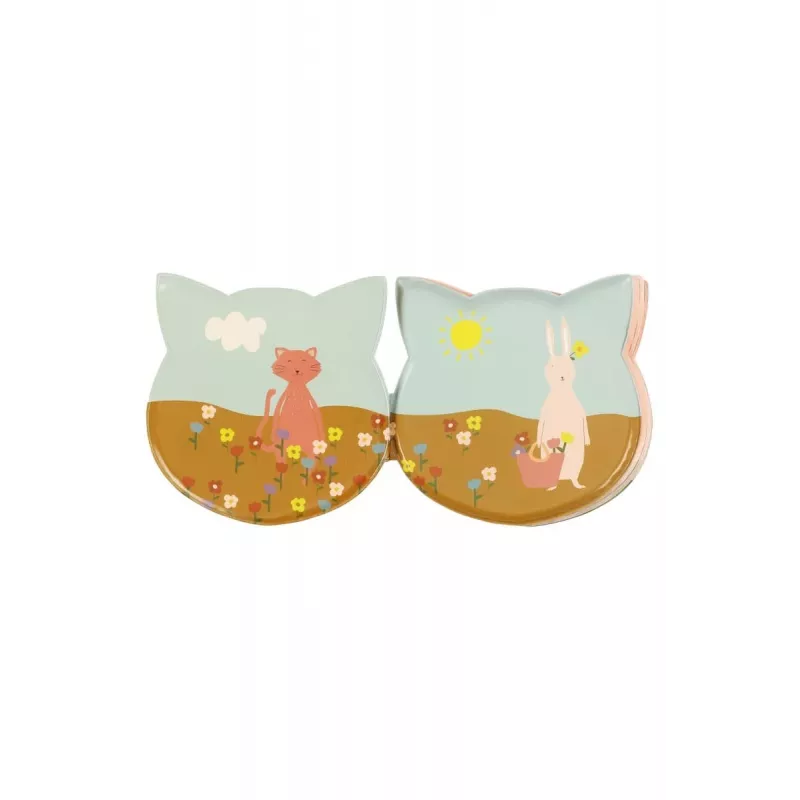 TRIXIE Badebuch Katze 6m+ | Wasserdichtes EVA-Schaumstoff-Bade-Spielzeug für Babys
