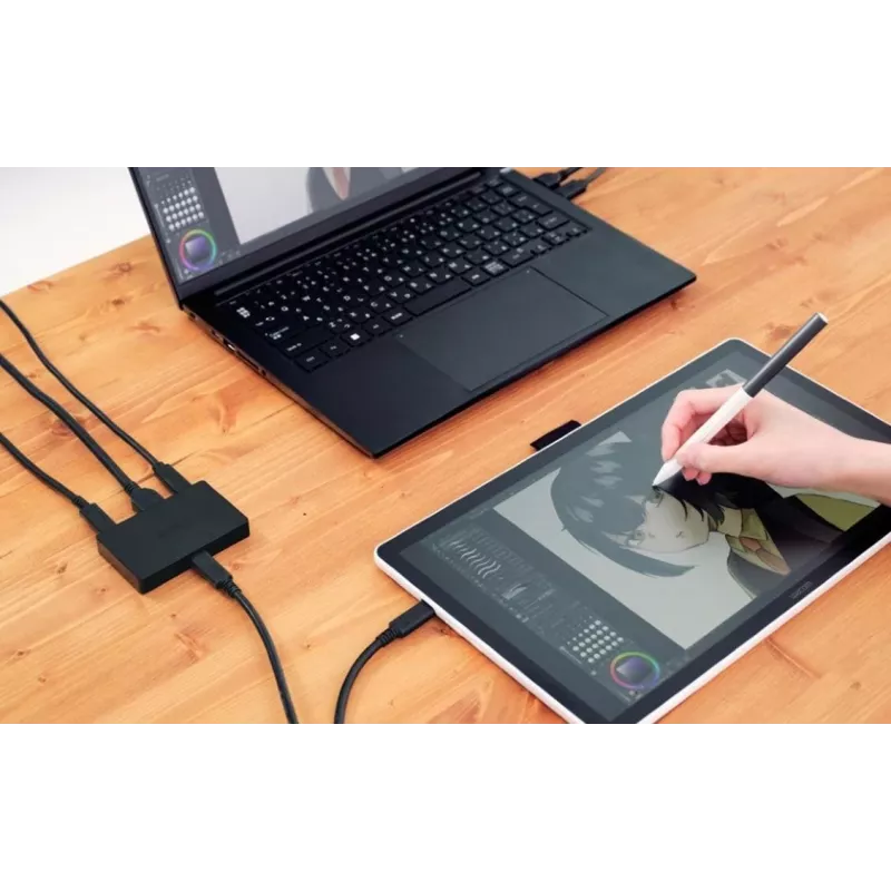 Wacom Konverter-Kit für Movink OLED 13 und Wacom One 14 - USB-C auf HDMI