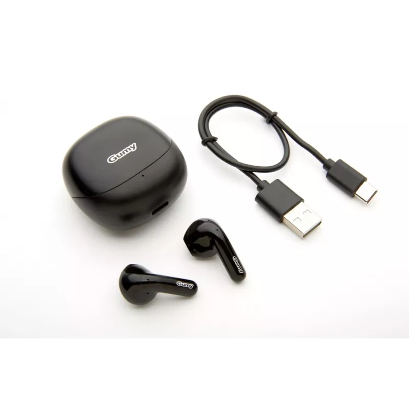 JVC Gumy Air True Wireless Bluetooth-Ohrhörer, Schwarz
