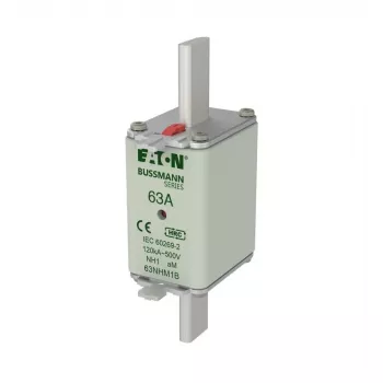 Eaton 63NHM1B NH-Sicherungseinsatz, Größe 1, 63 A, 500 V AC, gG, 3er-Pack