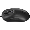 LORGAR LRG-MSA10R-BK Gaming-Maus mit Kabel, Pixart PMW3311 optischer Sensor, 6400 DPI, RGB, 7 programmierbare Tasten, Schwarz