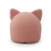 Trixie Baby Nachttischlampe Katze - Wiederaufladbare LED-Silikonlampe mit Tipp-Sensor, Warmweiß & 7-Farbwechsel
