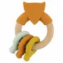 Trixie Holz- & Silikon-Babyspielzeug, Fuchs, 0m+