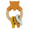 Trixie Holz- & Silikon-Babyspielzeug, Fuchs, 0m+