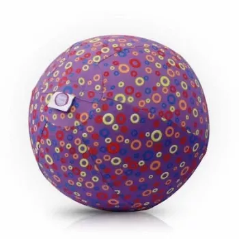 BUBA BLOON Bubabloon Latexballon mit Stoffhülle, Kreise Lila
