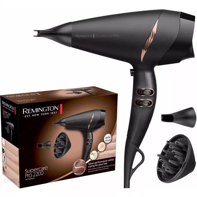 Remington Supercare Pro AC7200 Haartrockner, 2200W, Schwarz